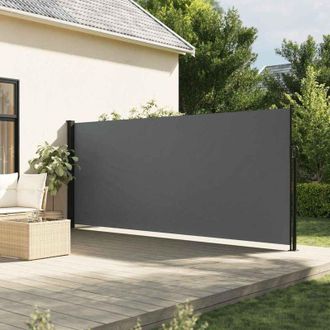 vidaXL Toldo Lateral Retr&aacute;ctil Gris Antracita 160x500 Cm Vidaxl