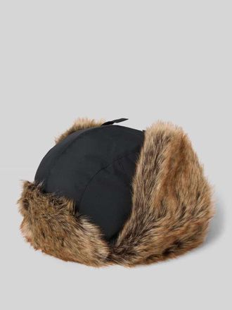 Barbour Hut mit Webpelzbesatz Modell CLEADON TRAPPER in Black, Größe L