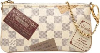 Louis Vuitton Pre-owned Clutches, female, White, Size: ONE SIZE Pre-owned Vintage Leather Clutch