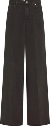 Cruna Taylor broek met wijde pijpen - Zwart