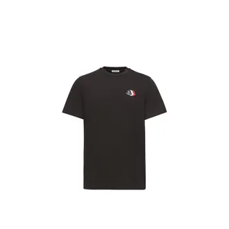 Moncler Moncler Logo Cotton T-shirt, Men, Black, Size: 3xl