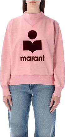Isabel Marant Sweatshirts, female, Pink, 2XS, Moby Sweatshirt