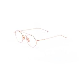 Thom Browne Top-Bar Round-Frame Glasses