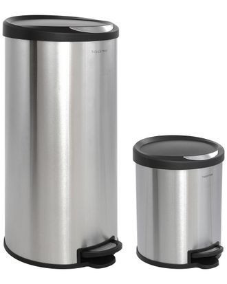 Jonathan Y Designs Happiness Oscar 8-Gallon Step-Open Trash Can