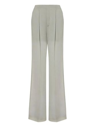Alberta Ferretti pleated-pocket trousers - Grey