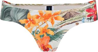 Lygia & Nanny Ritz floral-print bikini bottoms - women - Polyamide - 40 - White