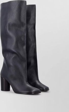 Christophe Lemaire leather knee-high boots