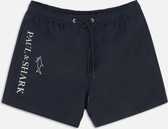 Paul & Shark Paul & Shark Mens Malibu Micro Ripstop Swim Shorts Navy - Size: 37/36/32