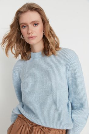 Trendyol Vrouwen Ronde hals Off-shoulder Basis Trui