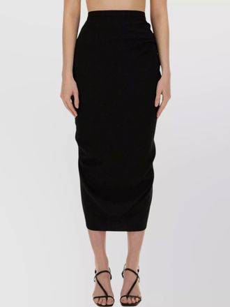 Dries Van Noten draped fitted skirt