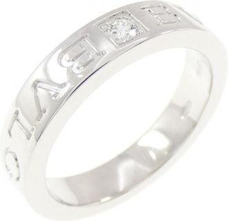 Bulgari White Gold White Gold (18K) Band Ring (Pre-Owned)