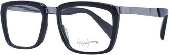 Yohji Yamamoto Zwarte vierkante optische monturen van acetaat - unisex - Brillen - Zwart - ONE Size - Accessoires