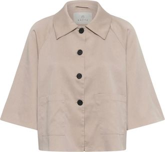 Kaffe KAjulie Jacket - - Jackets - Donna - Beige - 3XL