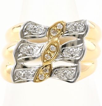 C&A Unbranded Platinum yellow gold yellow gold (18K) Platinum 900 Band Ring (Pre-Owned)