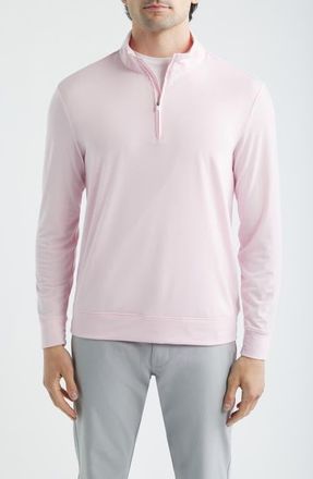 G/Fore Luxe Quarter Zip Pullover in Blush at Nordstrom, Size Xx-Large