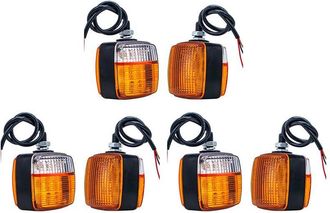 OEM Adecuado Para 6 Carretillas Elevadoras, Luz Peque&ntilde;a Led Giratoria De Doble Cara, Luz Giratoria Cuadrada De 12 V, Luz De Estacionamiento Delantera, Luz