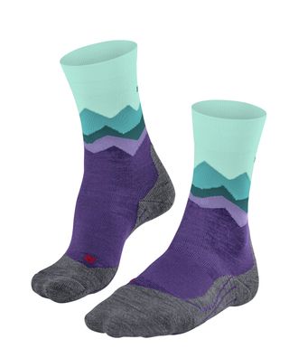 Falke Wandersocken FALKE TK2 Explore, Damen, Gr. 35-36, amethyst, Materialmix, normal, Socken Wandersocken, hohe Feuchtigkeitsaufnahme, schnell trocknend, a