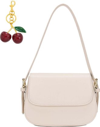 Generic Womens Lightweight Shoulder Bags Cute Hobo Tote Bag Ladies Chic Handbags Purses with Keychain - Gift for Christmas, Birthday and Anniversary (Beige,22