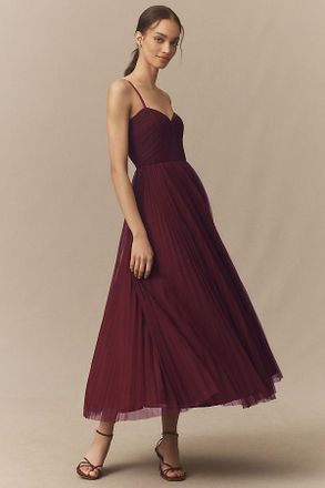 Hutch Virginia Sleeveless Sweetheart A-Line Maxi Dress