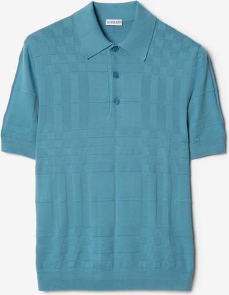 Burberry Check Cotton Polo Shirt