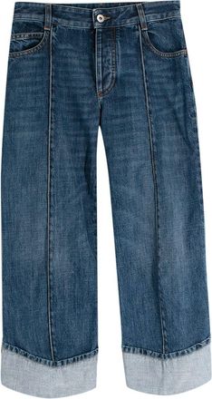 Bottega Veneta Regular Fit Cropped Jeans Size 34/86