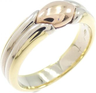Bulgari Pink Gold White Gold Yellow Gold Yellow Gold (18K) Pink Gold (18K) White Gold (18K) Band Ring (Pre-Owned)