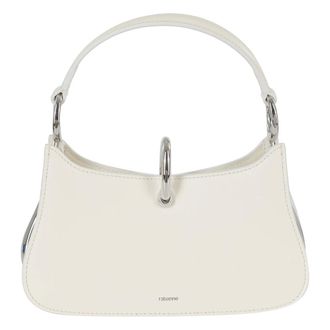 Paco Rabanne Handbags, female, Beige, Size: ONE SIZE Micro Ring Bag