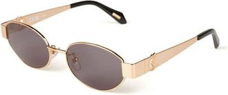 Just Cavalli Sjc 152 Zonnebril - Dames - Zonnebrillen - Geel - 54 MM - Accessoires