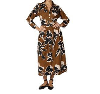 Cleobella Arabella Midi Dress In Smocked Clover