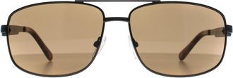 Calvin Klein Rectangle Mens Ruthenium Brown CK22123S - Grey Metal - One Size