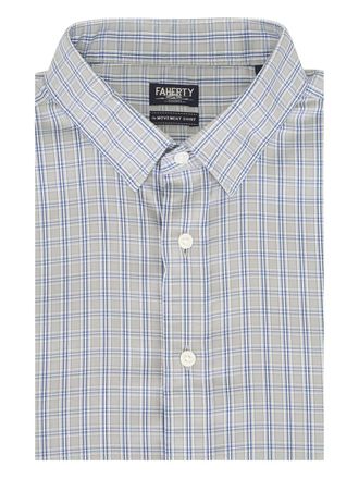 Faherty check-pattern shirt - Grey
