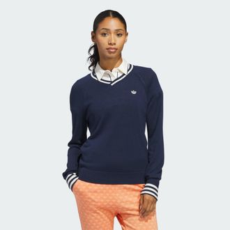 adidas adidas Performance Womens Originals Cashmere Sweater - Dark Navy - Size X-Large