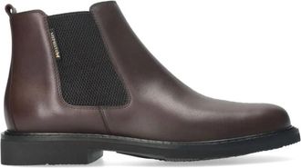 Mephisto Handgemaakte heren enkellaars met schokdemper - Heren - Chelseaboots - Bruin - 41 EU - Schoenen