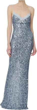 Elisabetta Franchi Kleedjes, Dames, Blauw, S, Polyester, Polyester Jurken en Jumpsuits