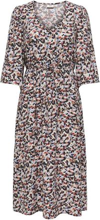 Jacqueline de Yong Halflange jurk met print