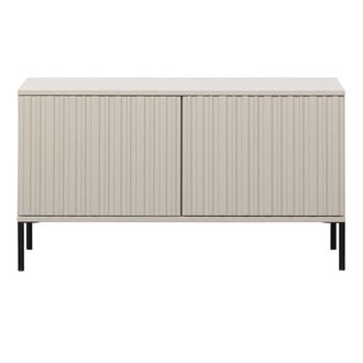 Woood Mueble TV de pino gris perla L100cm