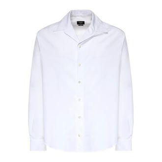 Fendi Poplin Shirt - male - Fendi - Casual Shirts - White - XL - Shirts