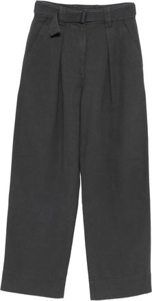 Margaret Howell Broek met ceintuur - Grijs