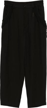Undercover cotton tapered trousers - women - Cotton - 2 - Black