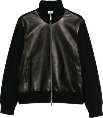 Ferragamo Bomber con zip - Nero