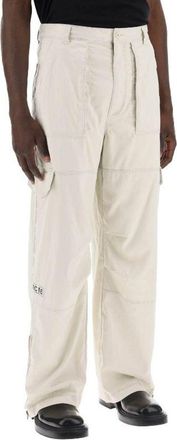 Acne Studios Mens Beige Polyester Cargo Pants