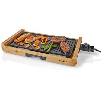 Nedis Grill Teppanyaki De Mesa Superficie De Horneado