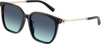 Tiffany & Co. Zonnebril met model Tf 4244D - Dames - Zonnebrillen - Zwart - 56 MM - Accessoires