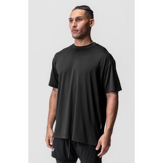 ASRV AeroSilver Oversized Tee in Black at Nordstrom, Size X-Small