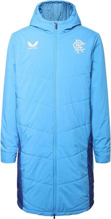 Castore Rangers FC-anorak voor heren (Blauw/Donkerblauw)