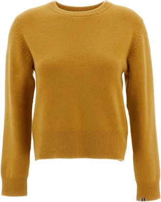 Extreme Cashmere Ronde hals N&deg;430 Jeanne - Dames - Truien - Geel - Maat: ONE Size Nylon