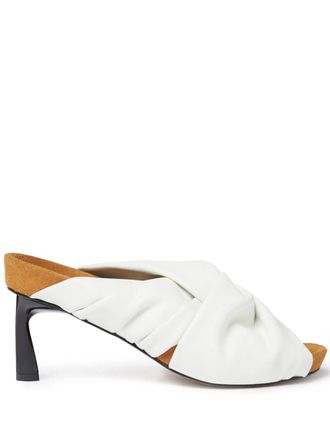 Stella McCartney Terra gedraaide muiltjes - Wit