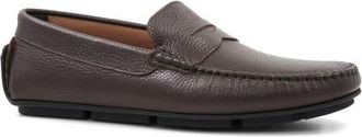 Bruno Magli Taranto Penny Loafer in Brown Tumbled at Nordstrom, Size 11.5