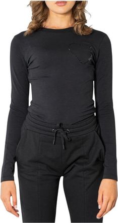 Love Moschino Donna, Top, Nero, S, new