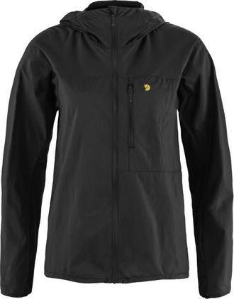 Fj&auml;llr&auml;ven Bergtagen Windshell Jacket Softshelljacke f&uuml;r Damen | schwarz
